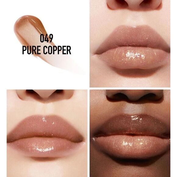 NIB DIOR Addict Lip Maximizer Plumping Gloss 049 Pure Copper - Picture 2 of 5